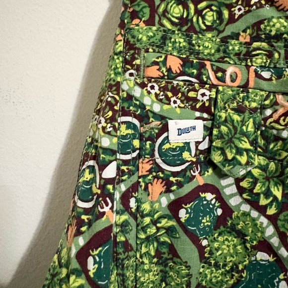 Green Patterned Overalls - Picture 5 of 9